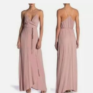 Elegant Pink Maxi Dress